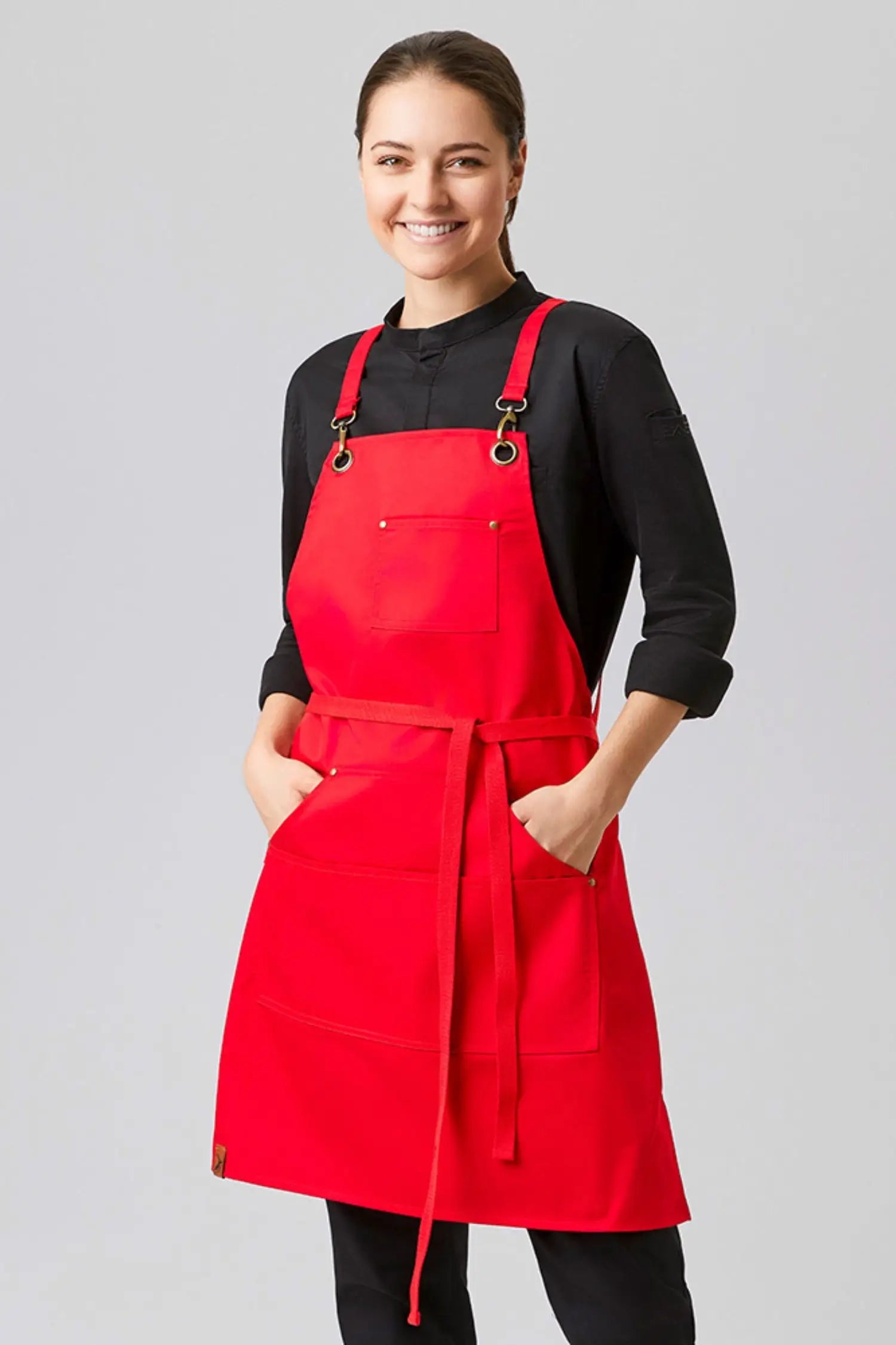 Tablier premium à Bavette - Rouge